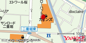 愛知県小牧市大字二重堀 付近 : 35292077,136942600