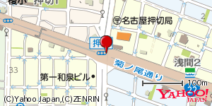 愛知県名古屋市西区菊井 付近 : 35184875,136886252