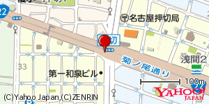 愛知県名古屋市西区菊井 付近 : 35184818,136885965