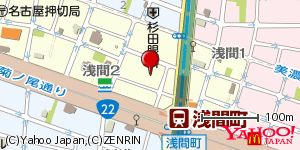 愛知県名古屋市西区浅間 付近 : 35184554,136889777