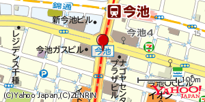 愛知県名古屋市千種区今池 付近 : 35168905,136936972