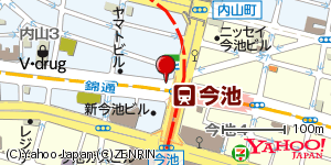 愛知県名古屋市千種区内山 付近 : 35170137,136936982 愛知県名古屋市千種区内山 付近 : 35170137,136936982