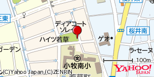 愛知県小牧市若草町 付近 : 35280582,136923777