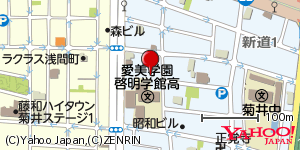 愛知県名古屋市西区新道 付近 : 35182575,136886816