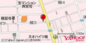 愛知県名古屋市北区楠 付近 : 35226296,136924066