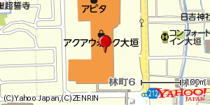 岐阜県大垣市林町 付近 : 35369443,136617325