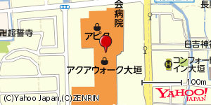 岐阜県大垣市林町 付近 : 35370124,136617242