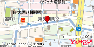 岐阜県大垣市高砂町 付近 : 35363723,136615072