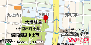 岐阜県大垣市郭町 付近 : 35361966,136616492 岐阜県大垣市郭町 付近 : 35361966,136616492