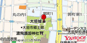 岐阜県大垣市郭町 付近 : 35361966,136616046 岐阜県大垣市郭町 付近 : 35361966,136616046