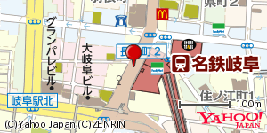 岐阜県岐阜市神田町 付近 : 35411602,136759172