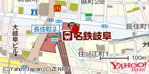 岐阜県岐阜市長住町 付近 : 35411630,136760602