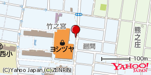 愛知県北名古屋市鹿田 付近 : 35253541,136878173