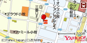 愛知県小牧市中央 付近 : 35288200,136925160 愛知県小牧市中央 付近 : 35288200,136925160