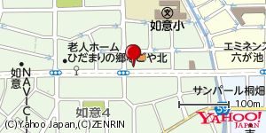 愛知県名古屋市北区如意 付近 : 35237157,136925047