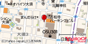 愛知県名古屋市中区大須 付近 : 35159696,136904958