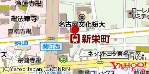 愛知県名古屋市東区葵 付近 : 35170801,136920369
