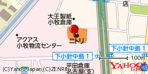 愛知県小牧市下小針中島 付近 : 35275334,136905677