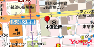 愛知県名古屋市中区栄 付近 : 35168633,136909818