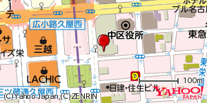 愛知県名古屋市中区栄 付近 : 35168015,136909593