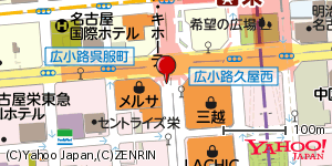 愛知県名古屋市中区栄 付近 : 35168608,136906840