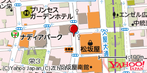 愛知県名古屋市中区栄 付近 : 35165550,136907160