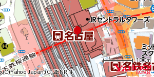 愛知県名古屋市中村区名駅 付近 : 35170603,136882441