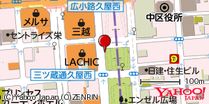 愛知県名古屋市中区栄 付近 : 35167554,136908434