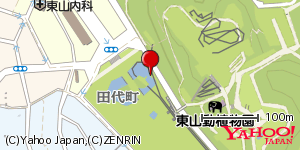 愛知県名古屋市千種区田代町 付近 : 35158737,136974796