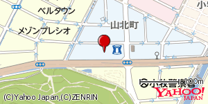 愛知県小牧市山北町 付近 : 35294921,136914229