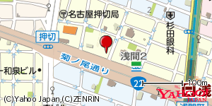 愛知県名古屋市西区浅間 付近 : 35184714,136887878