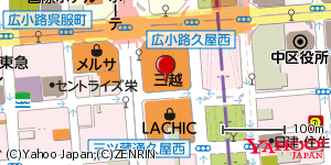 愛知県名古屋市中区栄 付近 : 35168022,136907660