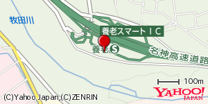 岐阜県養老郡養老町橋爪 付近 : 35320946,136541926