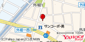 愛知県小牧市外堀 付近 : 35281702,136911468