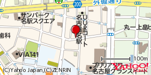 愛知県名古屋市西区名駅 付近 : 35176658,136884499