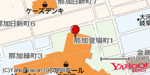 岐阜県各務原市那加萱場町 付近 : 35393451,136823436