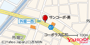 愛知県小牧市外堀 付近 : 35281078,136911296