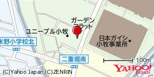 愛知県小牧市大字二重堀 付近 : 35287420,136939151