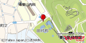 愛知県名古屋市千種区田代町 付近 : 35158906,136974148