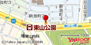 愛知県名古屋市千種区東山通 付近 : 35160751,136974005