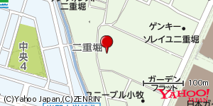 愛知県小牧市大字二重堀 付近 : 35288696,136937642