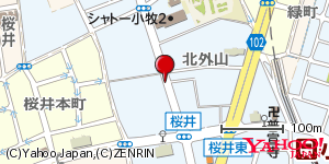 愛知県小牧市大字北外山 付近 : 35282990,136924791