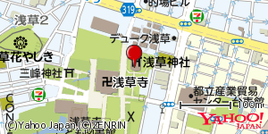 東京都台東区浅草 付近 : 35715036,139797420