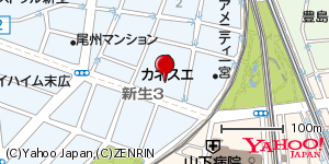 愛知県一宮市新生 付近 : 35296935,136797197