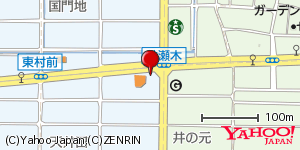 愛知県北名古屋市鹿田 付近 : 35241699,136883055