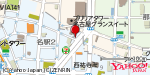 愛知県名古屋市中村区名駅 付近 : 35175016,136885310