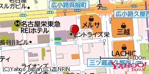 愛知県名古屋市中区栄 付近 : 35167892,136905609