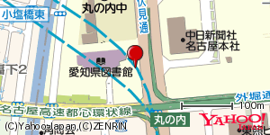 愛知県名古屋市中区三の丸 付近 : 35178365,136896035