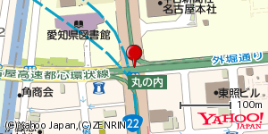 愛知県名古屋市中区丸の内 付近 : 35177646,136896554