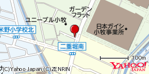 愛知県小牧市大字二重堀 付近 : 35287052,136939118